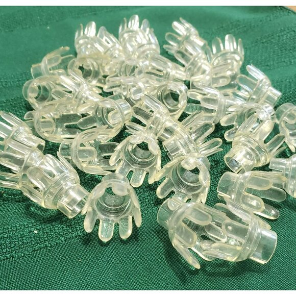 36 Vintage Tulip Reflectors Clear Replacement Christmas Flower Pedal Light Cover - Picture 7 of 7